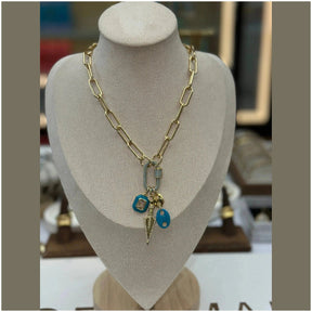 Daphne Trio Charms Necklace - Penelope Made This 