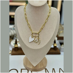 Daphne Trio Charms Necklace - Penelope Made This 