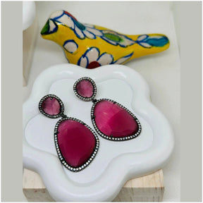 Helena Dangling Crystal Earrings - Penelope Made This 