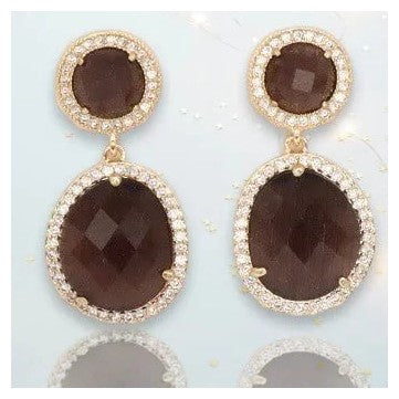 Hera 18 k Gold Plated Earrings - Penelope Made This 