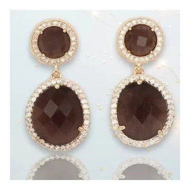 Hera 18 k Gold Plated Earrings - Penelope Made This 