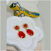 Hera 18 k Gold Plated Earrings - Penelope Made This 