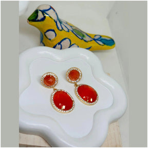 Hera 18 k Gold Plated Earrings - Penelope Made This 