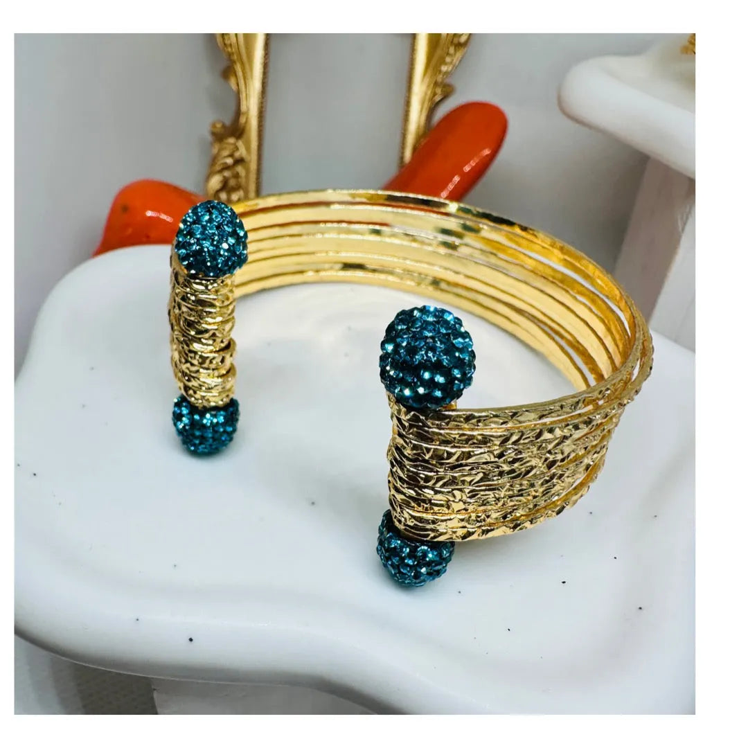 Diana Adjustable Bracelet and Ring Set