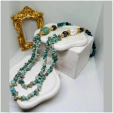 Joelle Apatite Long Necklace - Penelope Made This 