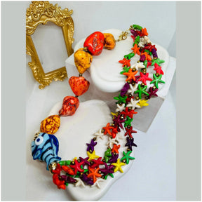 Joelle Multicolor Gemstones Necklace - Penelope Made This 