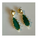 Lola Cat Eye Earrings 18 K Gold Plated