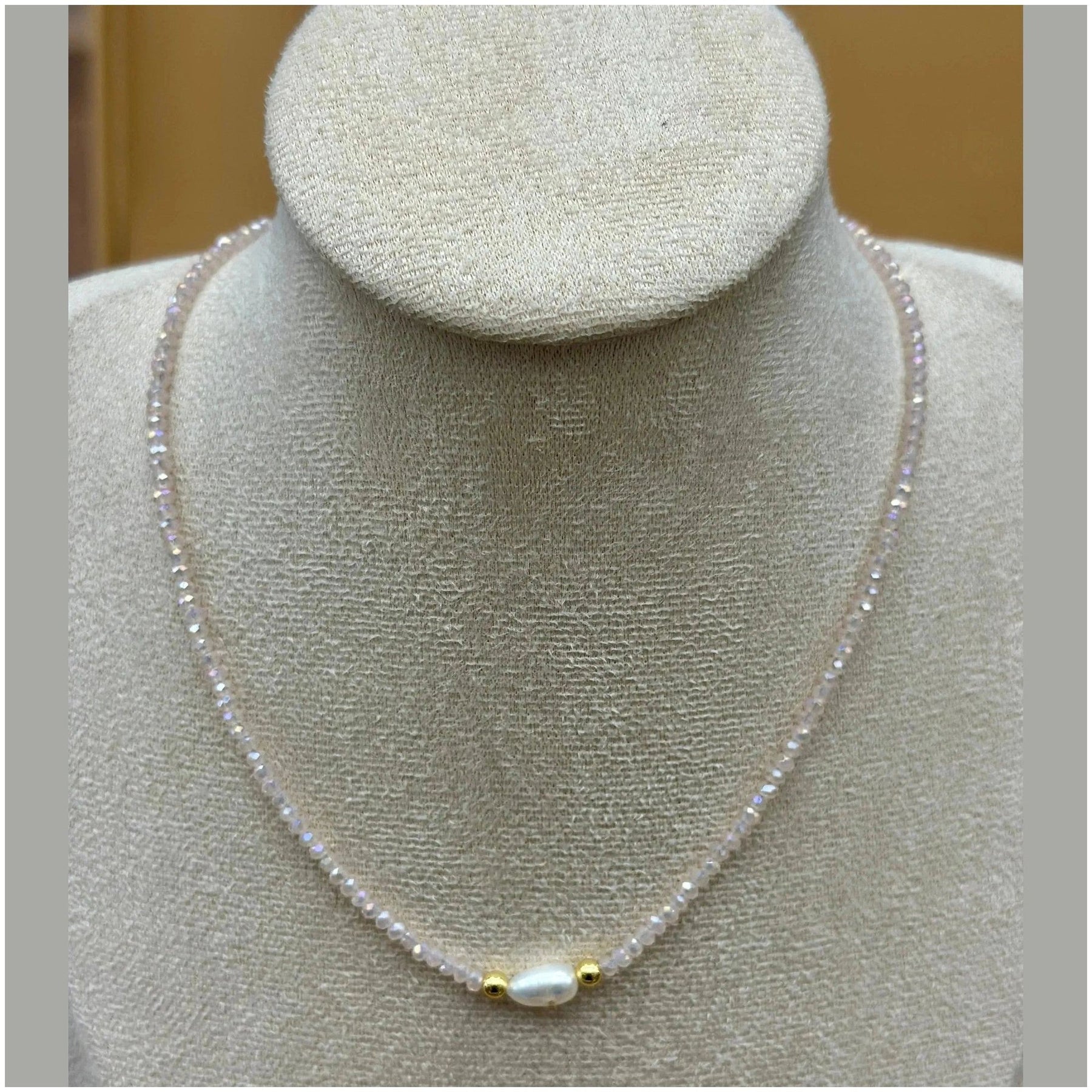 Lyv « ras du cou » Crystal necklace - Penelope Made This 