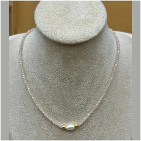 Lyv « ras du cou » Crystal necklace - Penelope Made This 