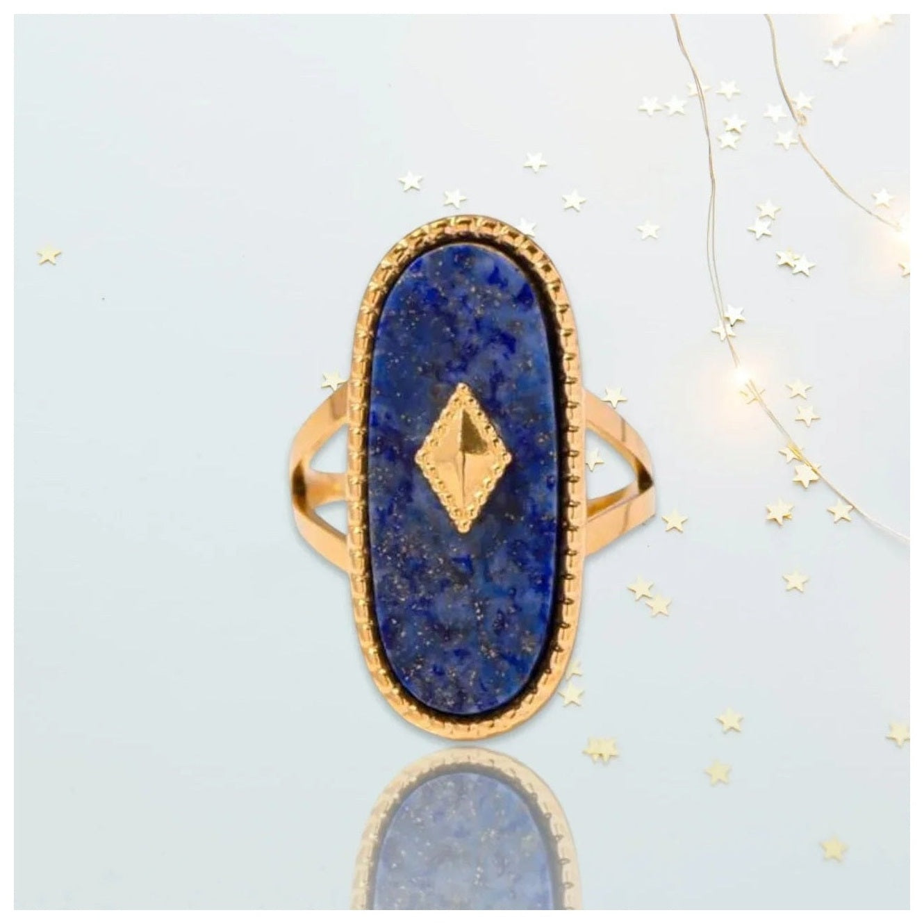 Stella Bohemian Ring 18 K Gold Plated