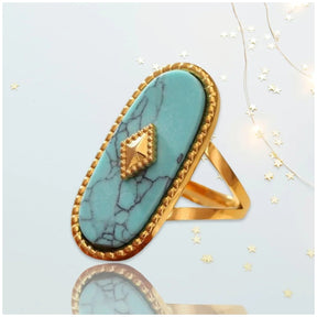 Stella Bohemian Ring 18 K Gold Plated