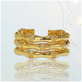 Stella Bohemian Ring 18 K Gold Plated