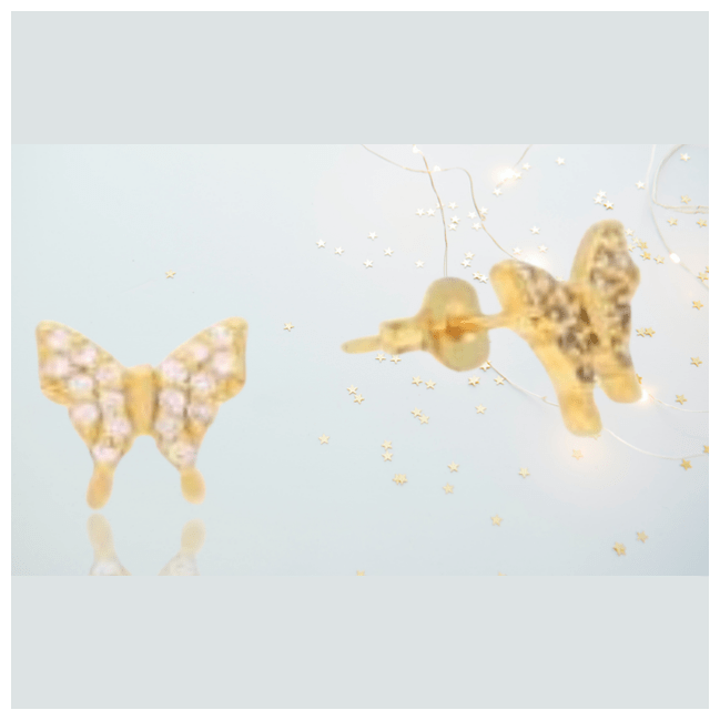 Stella Hypoallergenic Earrings 18 K Gold Plated
