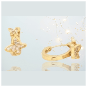 Stella Hypoallergenic Earrings 18 K Gold Plated