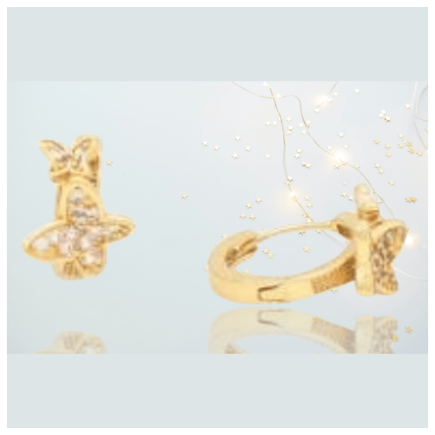 Stella Hypoallergenic Earrings 18 K Gold Plated