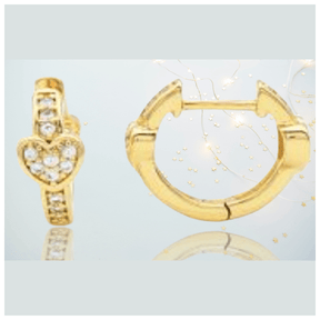 Stella Hypoallergenic Earrings 18 K Gold Plated