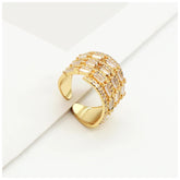 Stella Rings 18 K Gold Plated