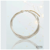 Stella Tress Choker 18 K Gold and Rhodium Plated