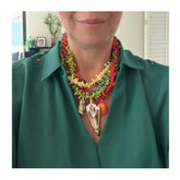 Suzy Treasures of the Sea - Colourful Necklace - Penelope Made This 