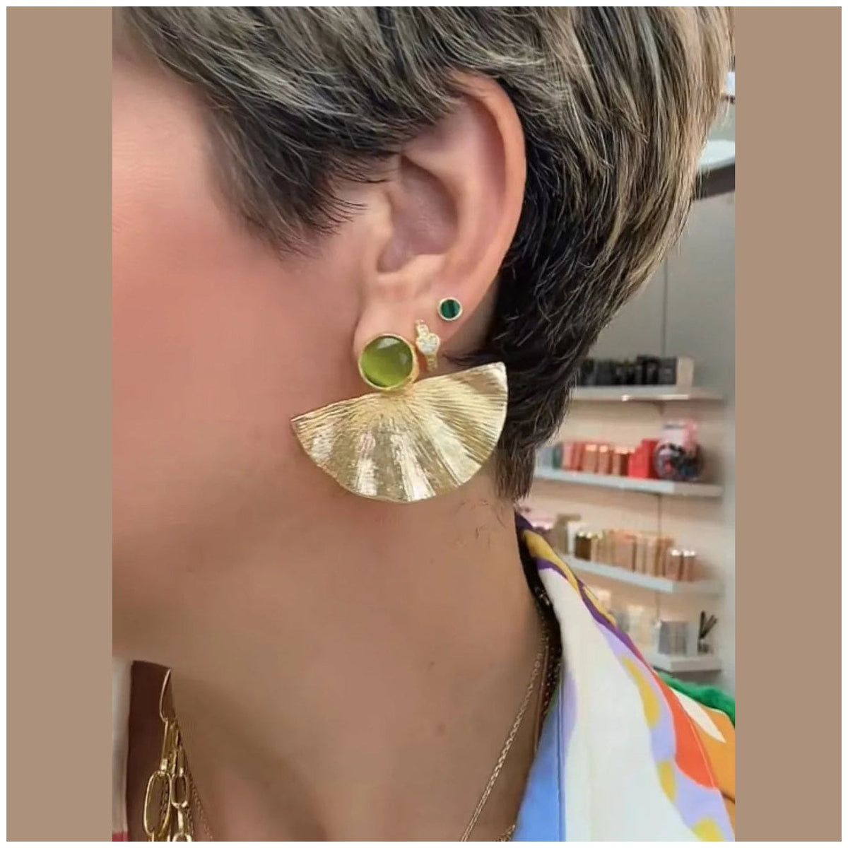 Taylor Vintage Fan Earrings - Penelope Made This 