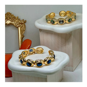 Anne 22K Cuff Bracelets | Gold Plated - Penelope Made This 