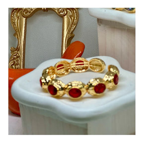 Anne 22K Cuff Bracelets | Gold Plated - Penelope Made This 