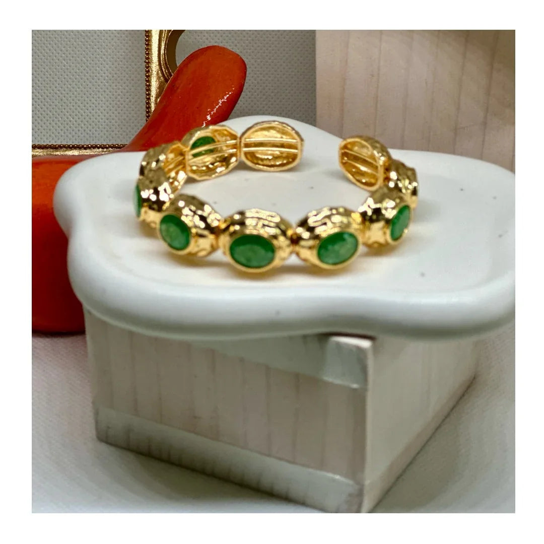 Anne 22K Cuff Bracelets | Gold Plated - Penelope Made This 
