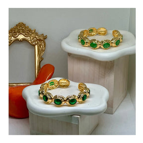 Anne 22K Cuff Bracelets | Gold Plated - Penelope Made This 