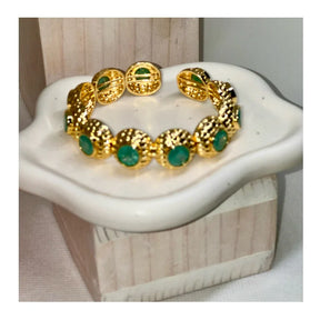 Anne 22K Cuff Bracelets | Gold Plated - Penelope Made This 