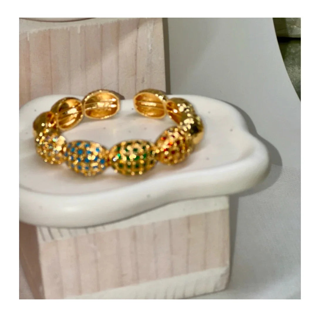 Anne 22K Cuff Bracelets | Gold Plated - Penelope Made This 