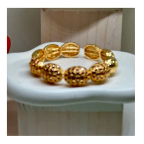 Anne 22K Cuff Bracelets | Gold Plated - Penelope Made This 