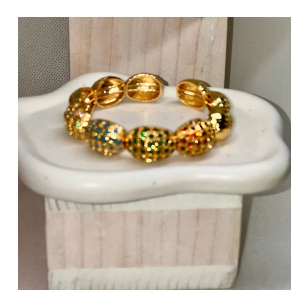Anne 22K Cuff Bracelets | Gold Plated - Penelope Made This 