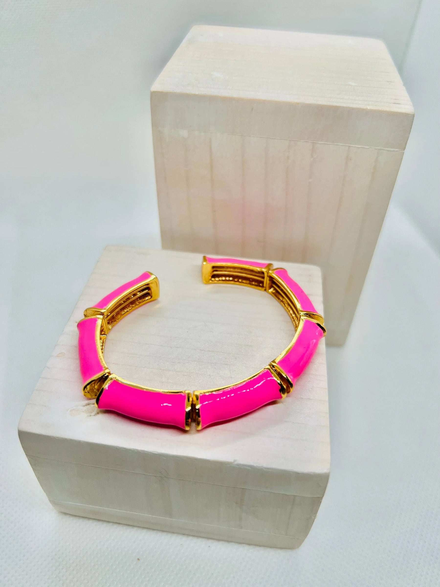 Anne Enamel Cuff Bracelets | Gold Plated - Penelope Made This 