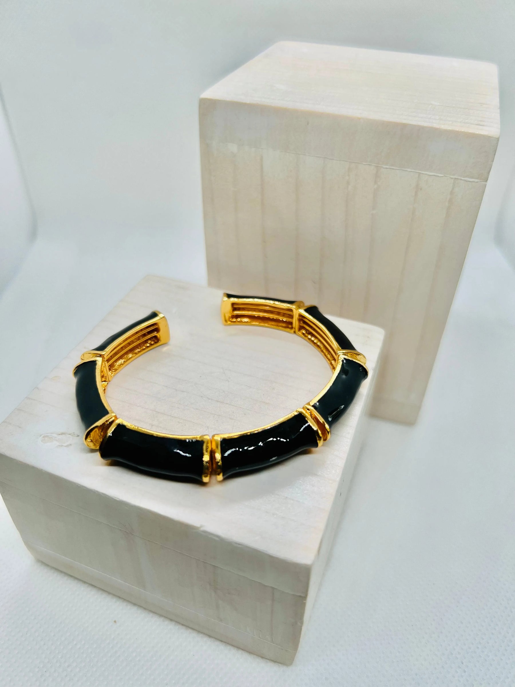 Anne Enamel Cuff Bracelets | Gold Plated - Penelope Made This 