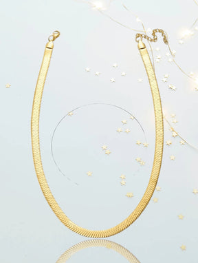 Anne Gold Plated Necklace - Penelope Made This Inc.