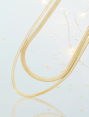 Anne Gold Plated Necklace - Penelope Made This Inc.