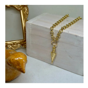 Daphne Mono Charm Necklace - Penelope Made This 