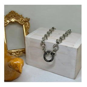 Daphne Mono Charm Necklace - Penelope Made This 