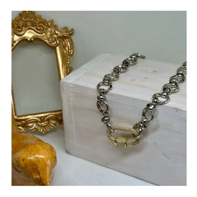 Daphne Mono Charm Necklace - Penelope Made This 