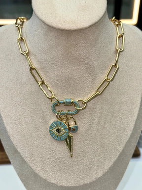Daphne Trio Charms Necklace - Penelope Made This 