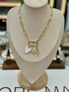 Daphne Trio Charms Necklace - Penelope Made This 