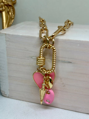 Daphne Trio Charms Necklace - Penelope Made This 