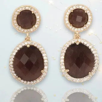 Hera 18 k Gold Plated Earrings - Penelope Made This 