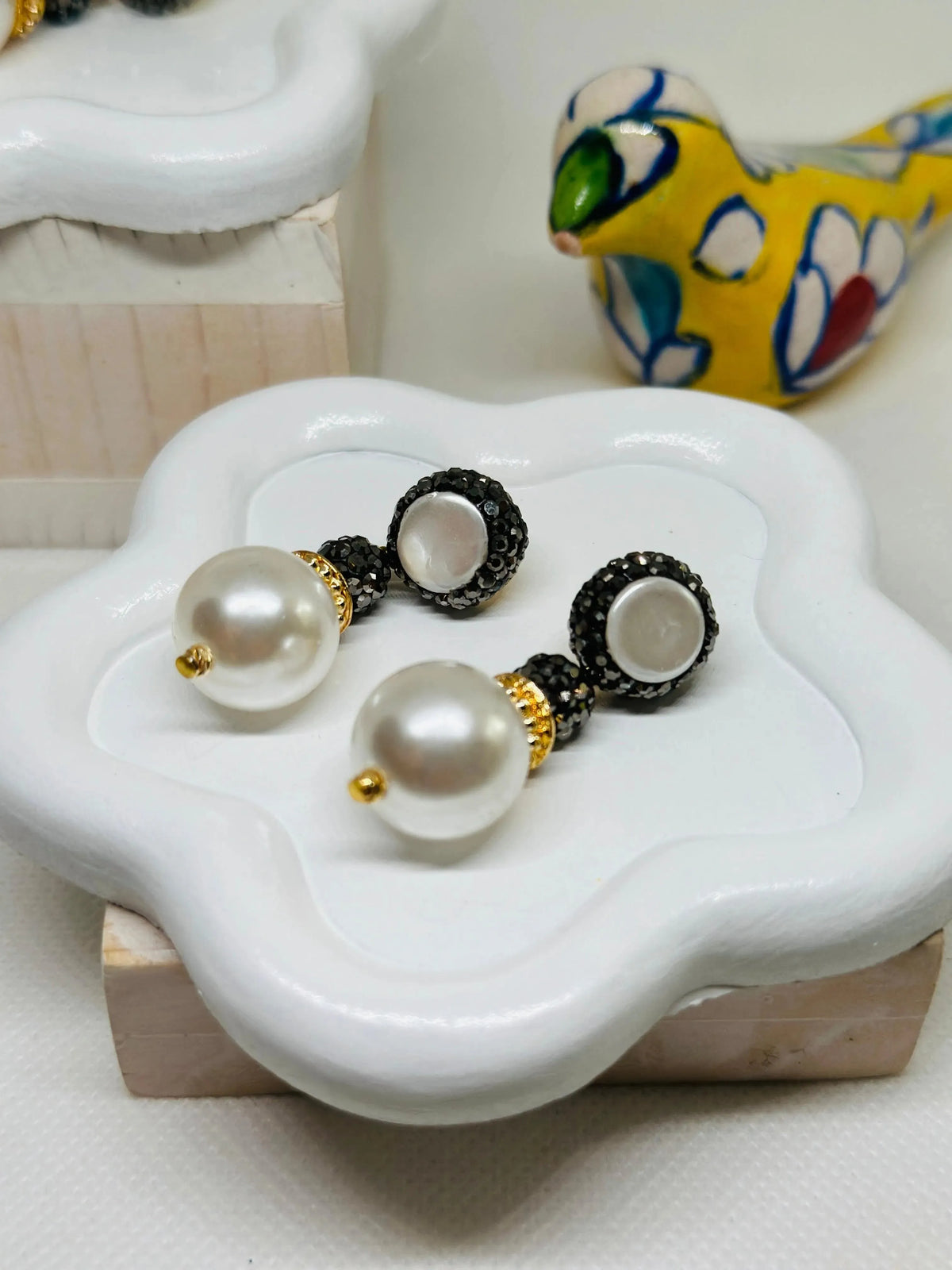 Zola Pearl Fashion Earrings - Penelope Made This 